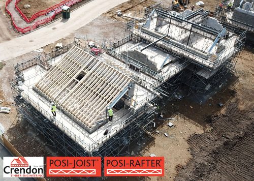 Posi-Joist Floors and Posi-Rafter Roofs all Delivered 100% On Time In Full for a High Quality New Housing Development in Great Ellingham, Norfolk