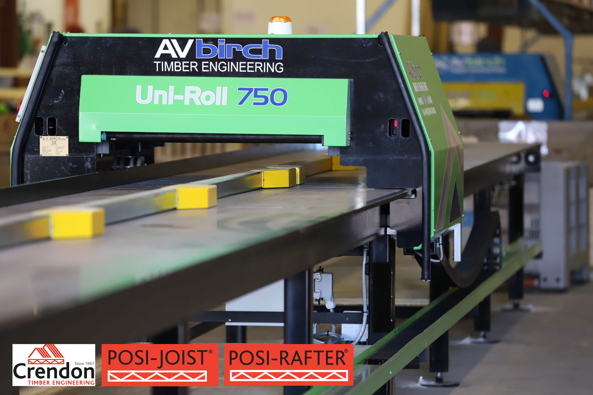 Our latest New Posi Joist Metal Web Press has been installed this week at our Glastonbury branch