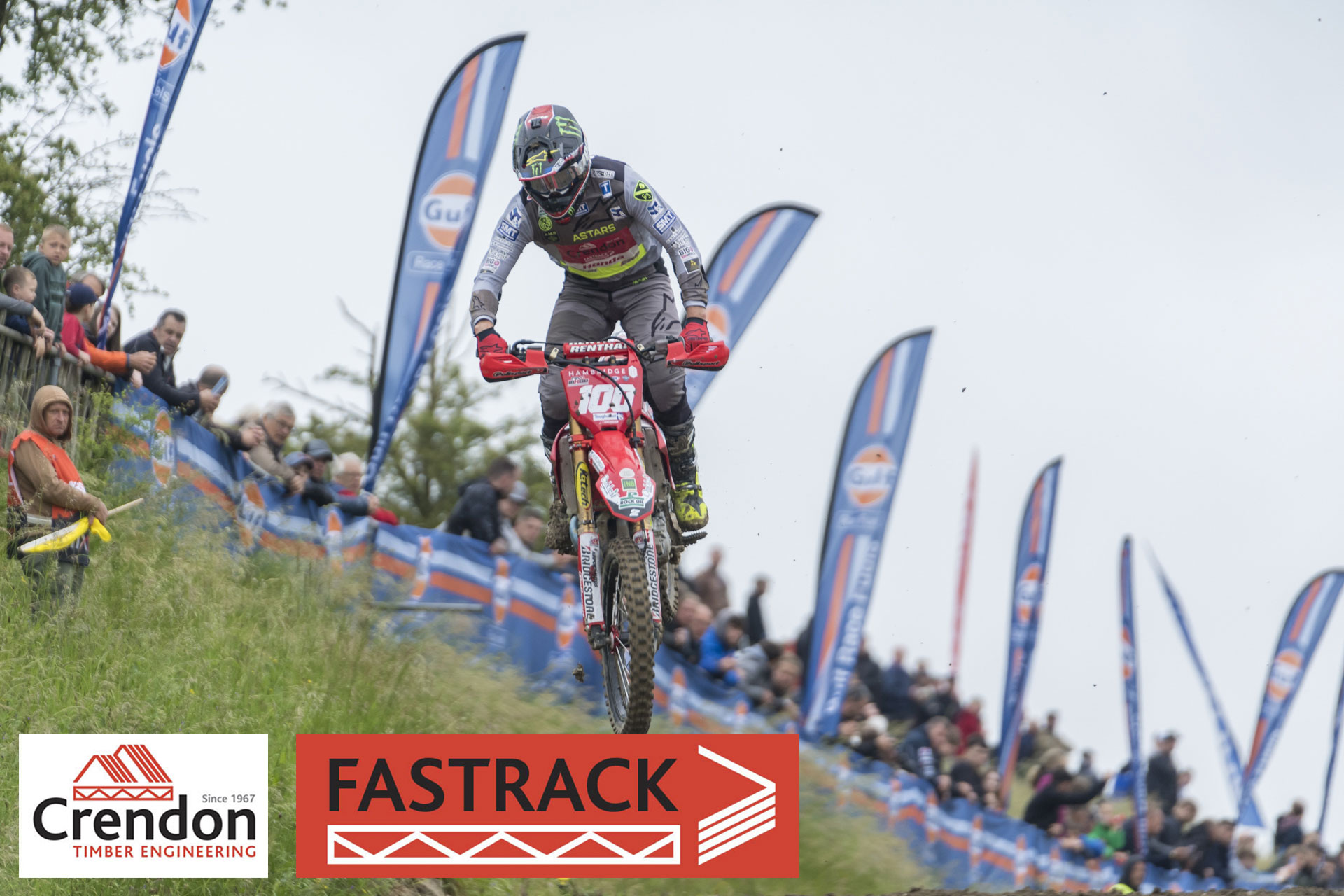 Crendon FASTRACK Honda Rider Tommy Searle Extends British MX Championship Lead