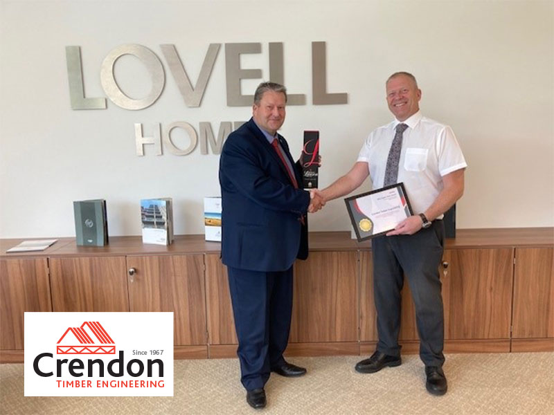 Crendon Timber Engineering Awarded 2022 Supply Chain Partner of the Year by Lovell Partnerships