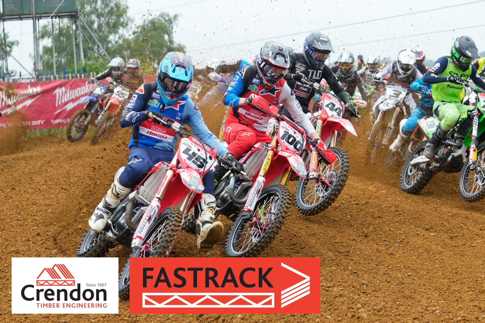 Crendon FASTRACK Honda Dominate MX Nationals Podium