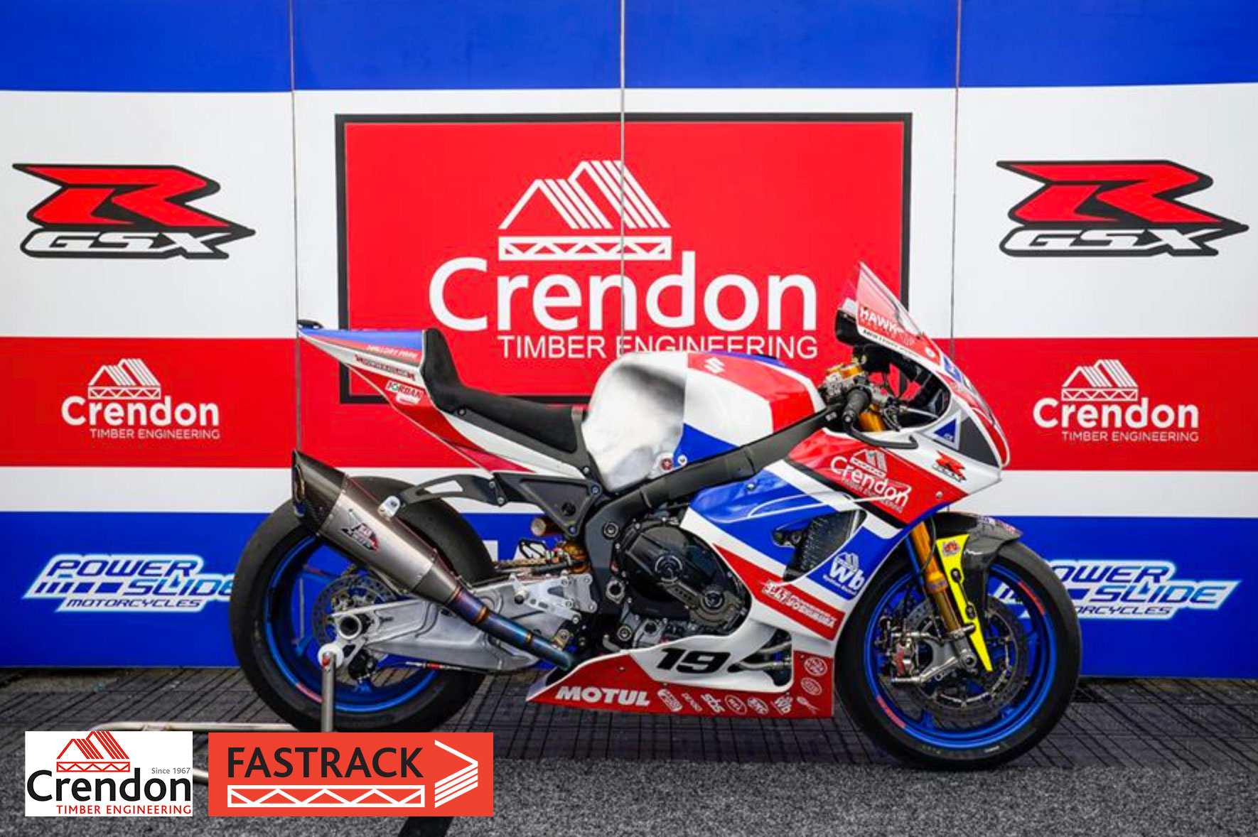 Hawk Racing welcomes Crendon Timber Engineering as title sponsor for Isle of Man TT