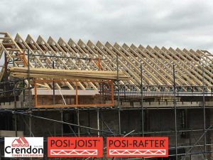 Posi-Floors and Posi-Rafters all Designed and Manufactured by Crendon now fully installed for a New Development of Holiday Homes in Somerset