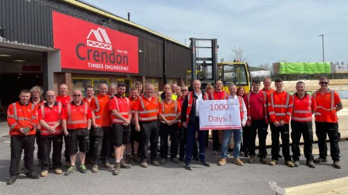 Many congratulations to the Crendon Glastonbury team for passing 1000 days without a Lost Time Accident.