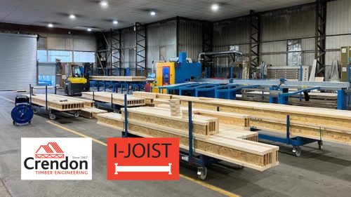Our new Hundegger saw is now operational at our Glastonbury branch, cutting I Joists. The in-feed for this saw is able to take lengths up to 13.2m.