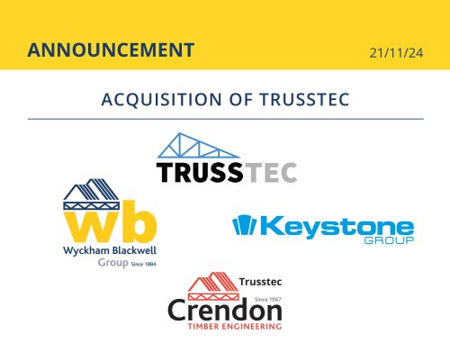Wyckham Blackwell and The Keystone Group are delighted to announce their joint acquisition of the name and trading style of Trusstec Ltd on 21/11/24