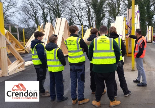 We were delighted to welcome carpentry students and teachers from Farnborough College to our Long Crendon Branch recently.
