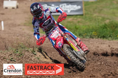 Man on a dirt bike
