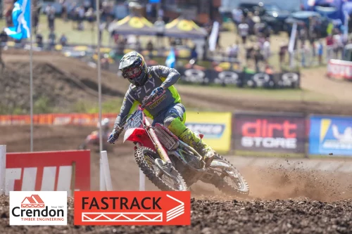 Man on a dirt bike