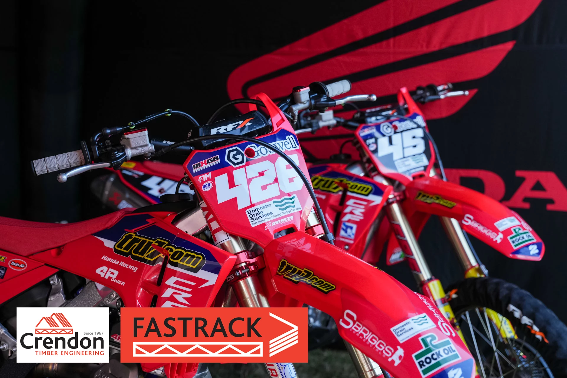 Richmond with his new Crendon FASTRACK Honda