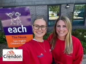 Earlier this month, Janine Medler and Abbey Yaxley from our East Harling branch visited The Nook, the Norfolk hospice run by East Anglia’s Children’s Hospices (EACH).