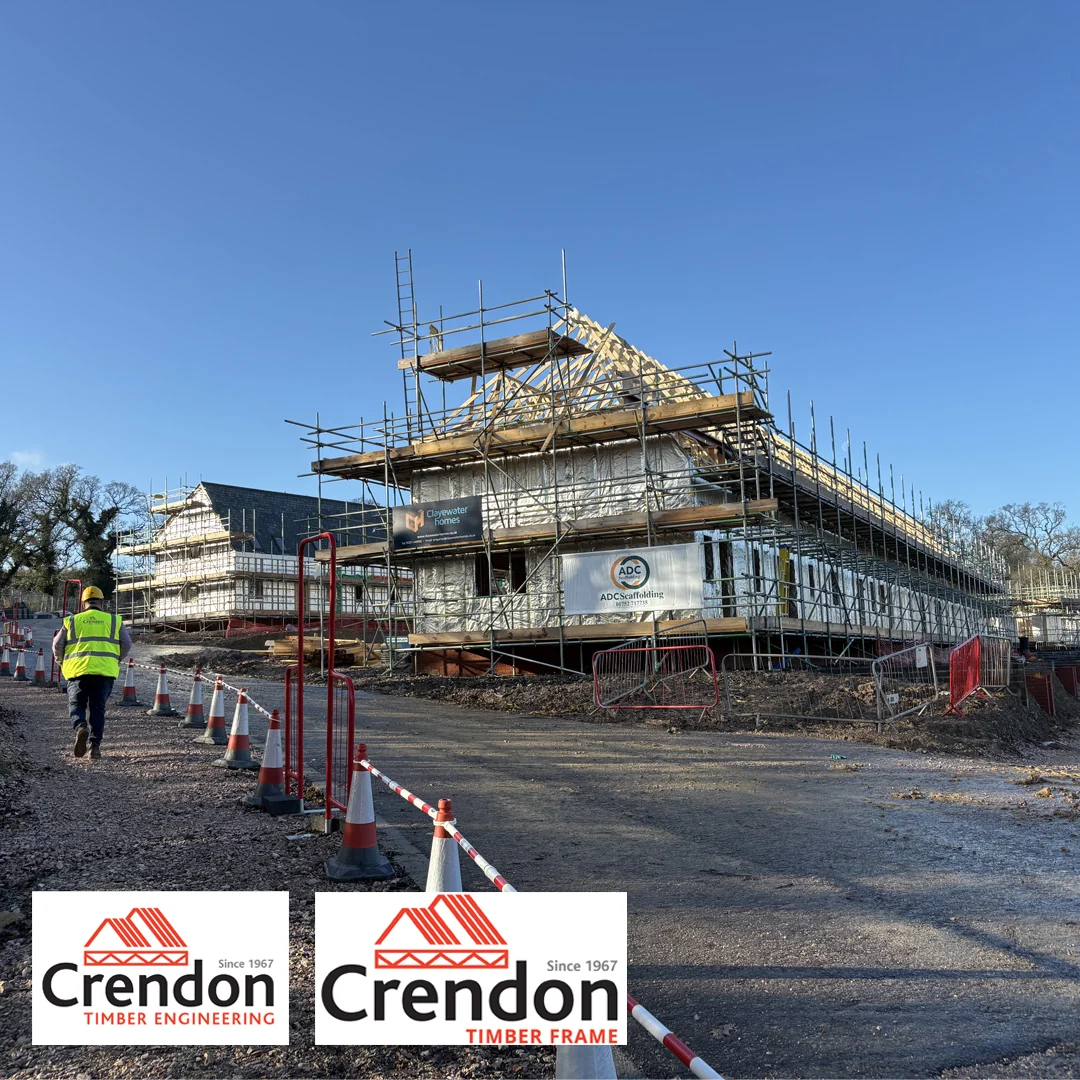 A building with scaffolding on it