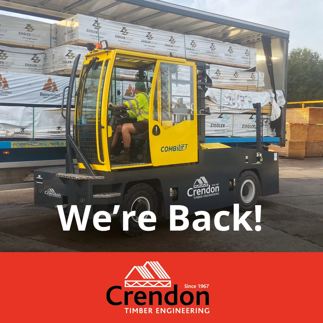 We’re back and ready to help you build smarter, faster, and safer, with our full range of designed and manufactured timber engineered solutions.