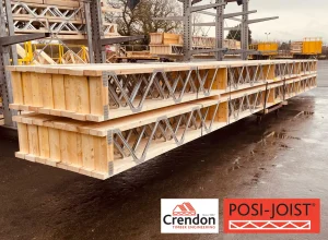 10 metre Posi-Joist metal web joists for a school roof in Suffolk.