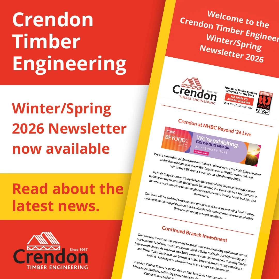 We’re pleased to share the latest Winter/Spring 2026 Newsletter from Crendon Timber Engineering.