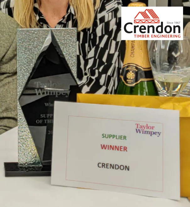 Crendon awarded another Supplier of the Year by Taylor Wimpey