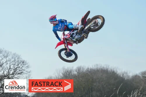 Conrad Mewse flying high on his new-look Honda CRF450R.