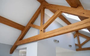 Feature Truss in a renovated room