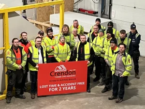 Congratulations to the Kirkby-in-Ashfield team, led by Chris Williams, for achieving 2 years with no lost time and accident free.