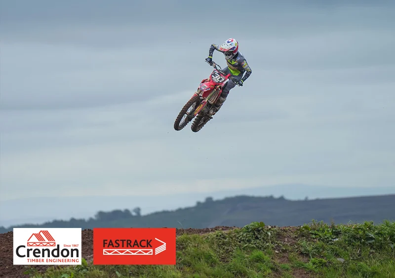 Dirt Bike Rider in the Air