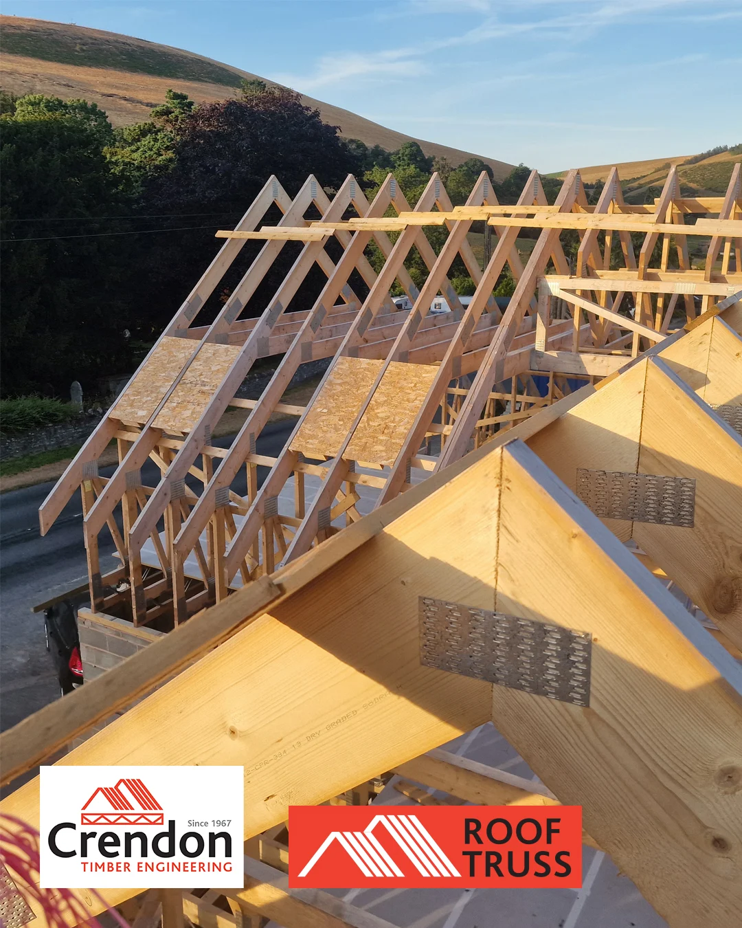 engineered timber solution for the re-roofing of an existing premises