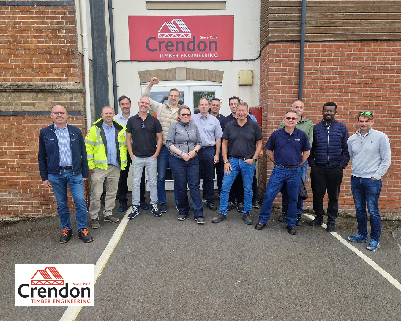 MITEK MiTek Europe to our Crendon Timber Engineering Glastonbury branch last week.