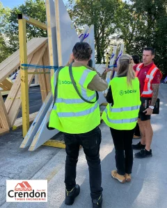 Teams from Södra Sweden and Södra UK at our Long Crendon branch