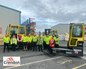 The Washington Branch team stood by their electric Sideloaders